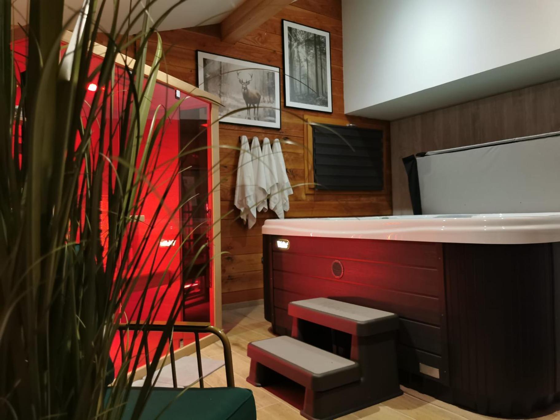 Le Chalet Du Pere Michel, Jacuzzi, Sauna, Jardin La Bresse Exterior photo